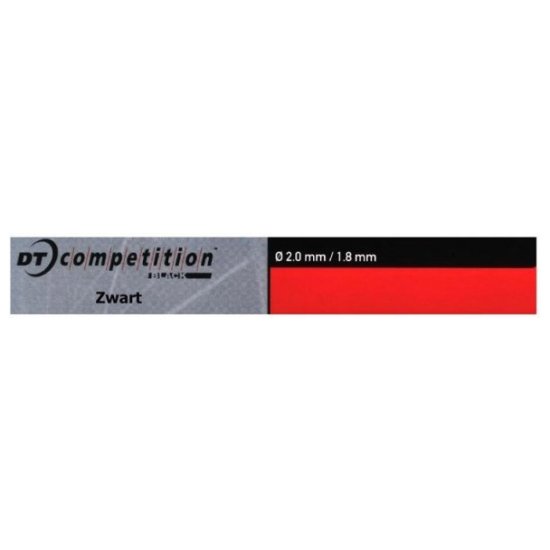 Dt Swiss SPAAK 14X252 DT COMPETITION ZW DS A 72 Zwart