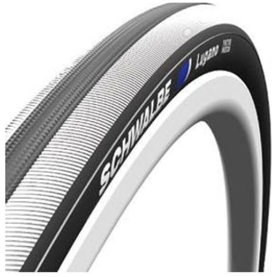 Schwalbe BUB 28X1 SC LUGANO KG ZW/WI VW Wit