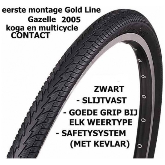 Continental Btb contact (28x13/8) Zwart