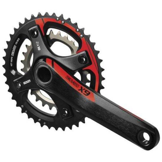 Sram CRANKSTEL X9 BB30 10V 170 28/42 RED ROOD