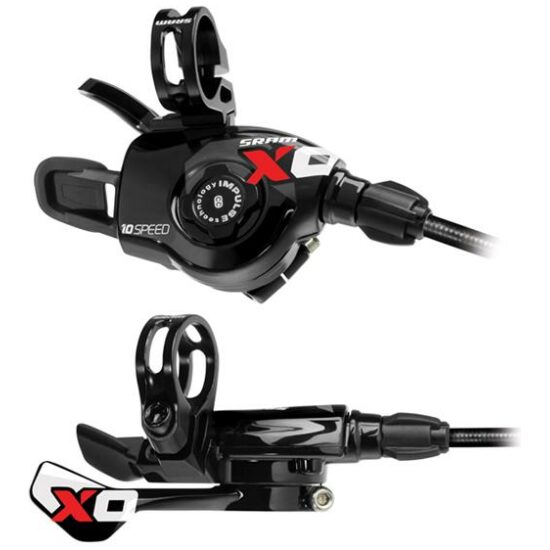 Sram VERSTELLERSET X0 TRIGGER 10V 2X10 RED ZWART/ROOD