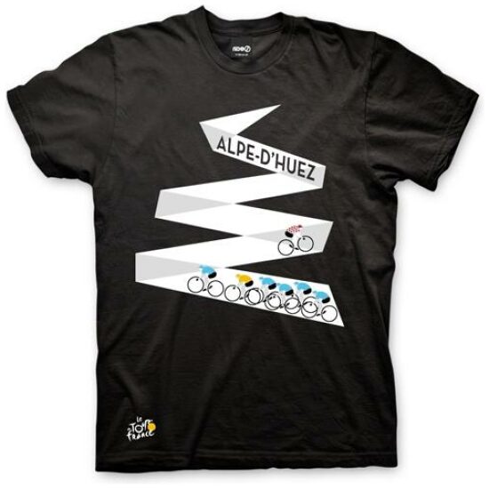 Sram SHIRT TOUR DE FRANCE ALPE D'HUEZ XL ZWART