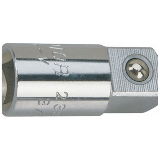 Unior Gereedsch Dop verloopstuk 3/8"-1/2" Zilver