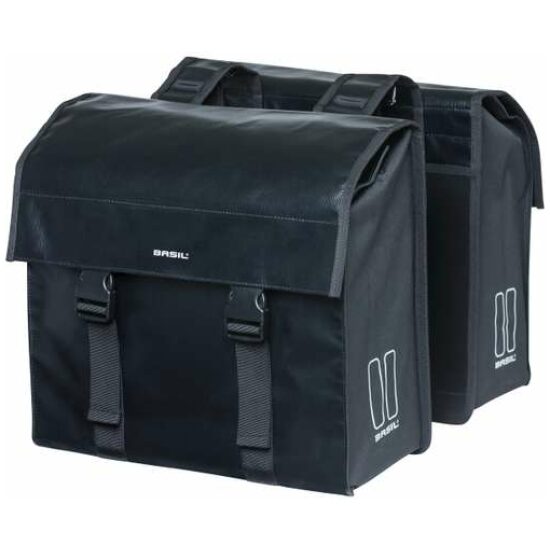 Basil Tas dubbel Bas Urban Load/black 48-53ltr 17738 Black - Afbeelding 5