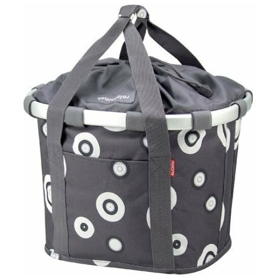 Klickfix MANDTAS BIKEBASKET Bubbles Anthracite