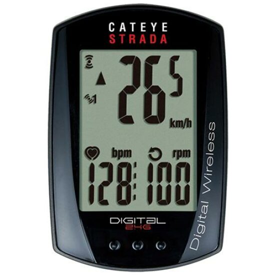 Cateye COMPUTER CAT STRADA DIGITAL RD430DW 3XDL ZWART