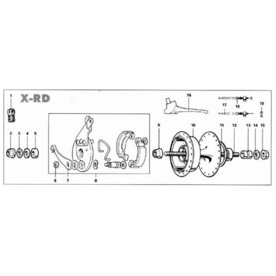 Sturmey Archer SUMMIT / XRD ZILVER