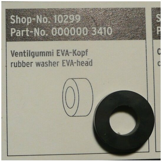 Sks Pompslangdeel rubber EVA-kop 16x5x8.5 10299 (11374)