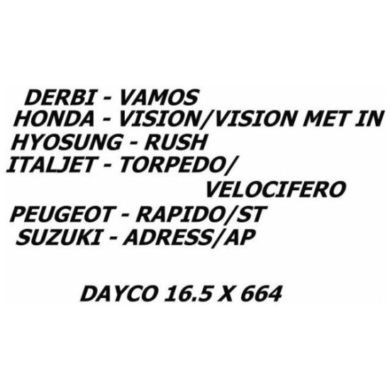 Dayco V SNAAR DAY(G)VIS M.I/RUSH 7142