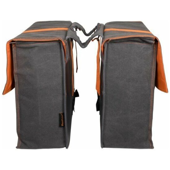 Fastrider Tas dubbel FR Melange Fluo orange/grey 34.5ltr 37x31x15 0914 - Afbeelding 4