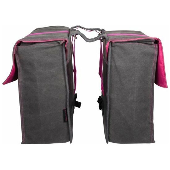 Fastrider Tas dubbel FR Melange Fluo pink/grey 34.5ltr 37x31x15 0919 - Afbeelding 4