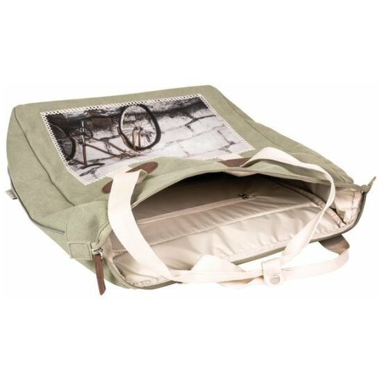 Fastrider Tas pakaf FR Shopper Cyclo canvas 20ltr 37x39x14 1713 Groen - Afbeelding 5