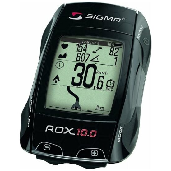 Sigma Computer rox 10.0 gps ant+ complete se Zwart