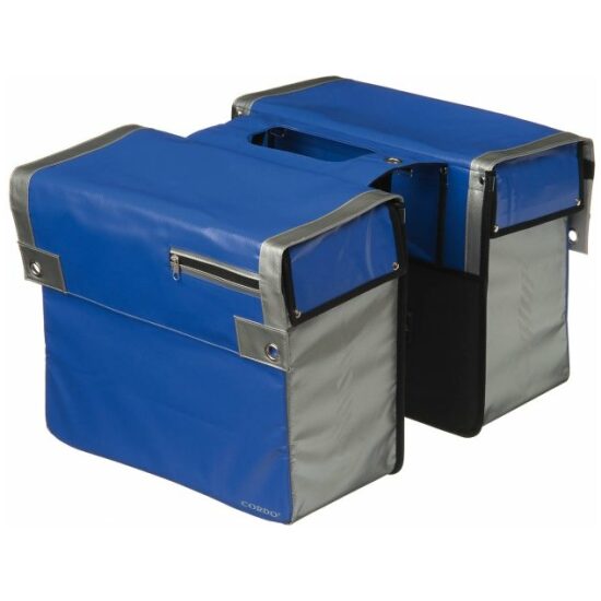 Cordo Tas dubbel express/zilver Blauw