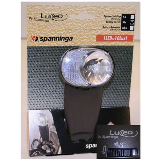 Spanninga Koplamp Luceo Xb ZWART