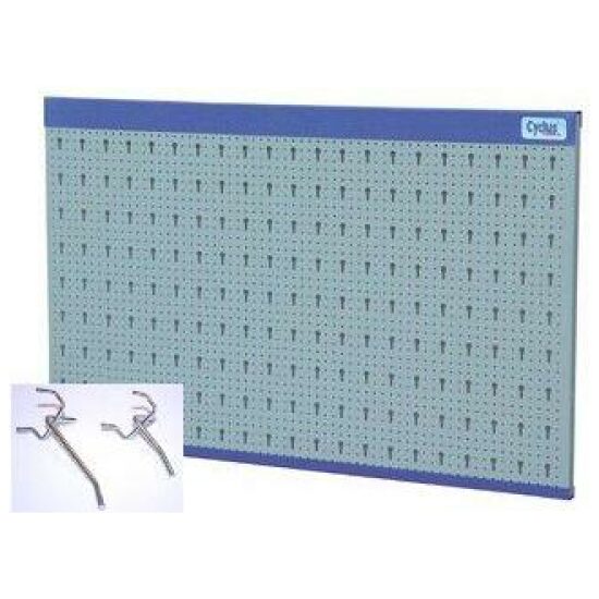 Cyclus WANDBORD MET 20 HAKEN GRIJS BLAUW