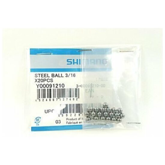 Shimano Kogels 3/16 (4.762mm) Shim (20x) staal Y00091210