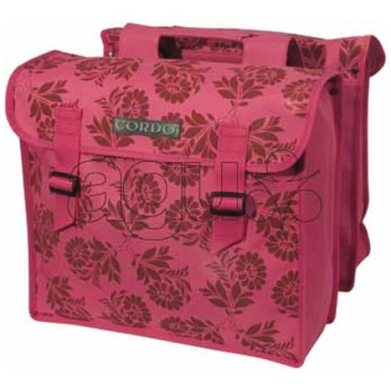 Cordo Tas dubbel oostende roze print