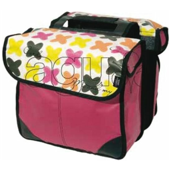 Cordo Tas dubbel kind fiora print pink