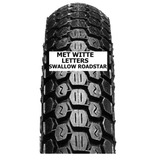 Schwalbe BUB 16-250 SC 20X250 WEG HS242 ZW M/WI LETTERS ZWART