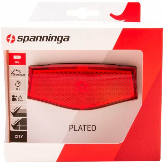 Spanning A.licht/refl batt 1-led Spann Plateo XB 50/80mm Zwart