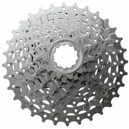 Shimano 9v Cassette 9V 11/28T Shim HG400-9 11,12,13,14,16,18,21,24,28T Alivio Zilver