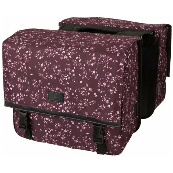 Fastrider Tas dubbel FR Nara aubergine/mini flower 33ltr 36x31x15 20110901-541 Paars - Afbeelding 5