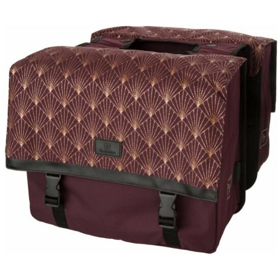 Fastrider Tas dubbel FR Nara aubergine m/print 33ltr 36x31x15 20110901-547 Paars