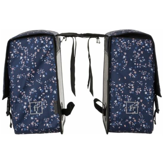 Fastrider Tas dubbel FR Nara/mini flower 33ltr 36x31x15 20110901-542 Blauw - Afbeelding 2