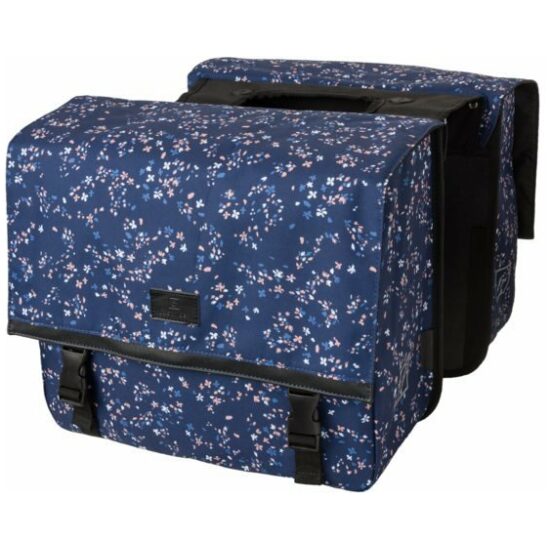 Fastrider Tas dubbel FR Nara/mini flower 33ltr 36x31x15 20110901-542 Blauw