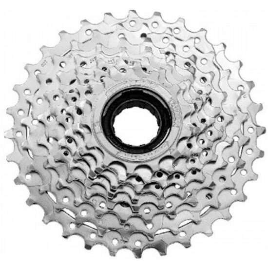 Sunrace 8v Freewheel 8V 13/32T Sunr MF-E60 13,15,17,19,21,24,28,32T zilver Chroom