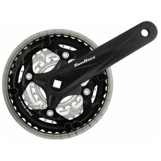 Sunrace Crankset 3V 42/32/22T -2mm Sunr Zwart