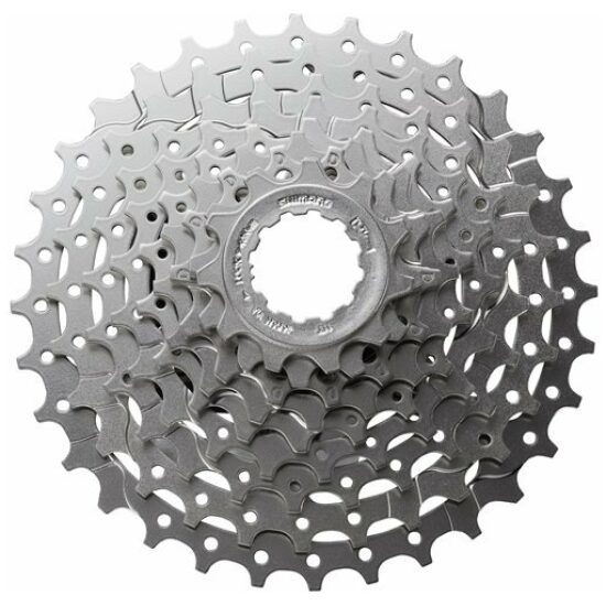 Shimano 9v Cassette 9V 11/32T Shim CS-HG400 11,12,14,16,18,21,24,28,32 (AR) Zilver - Afbeelding 2