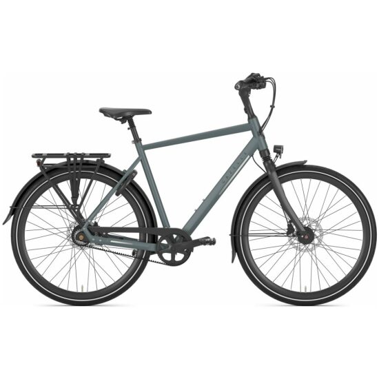 Gazelle Chamonix S8 Hr Petrol Blue Mat Heren