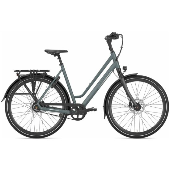 Gazelle Chamonix S8 Li S8 Petrol Blue Mat Lage instap