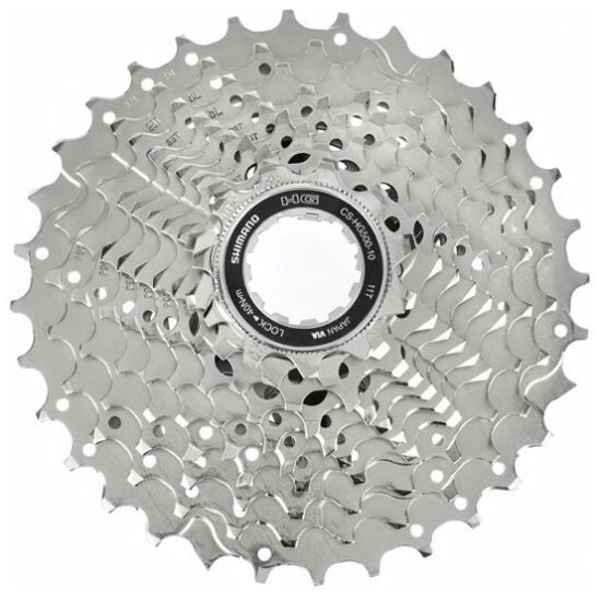 Shimano 10v Cassette 10V 11/32T Shim CSHG500 11,12,14,16,18,20,22,25,28,32T Deore/Tiagra Zilver