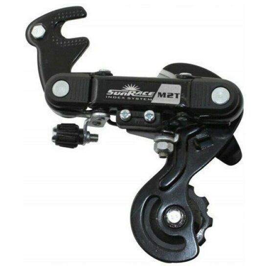 Sunrace 7v A.Derailleur 7V SA/Sunr ATB m/haak Zwart