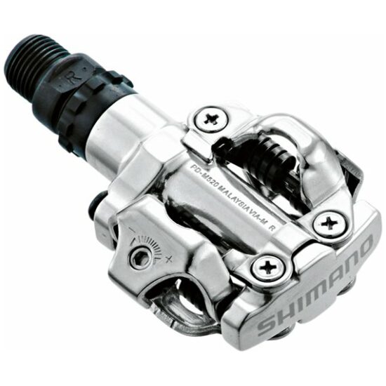 Shimano Pedalen SPD Shim PD-M520 m/plaatjes SM-SH51 Zilver