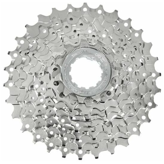 Shimano 9v Cassette 9V 11/30T Shim CS-HG50 11,12,14,16,18,20,23,26,30T Sora GRIJS