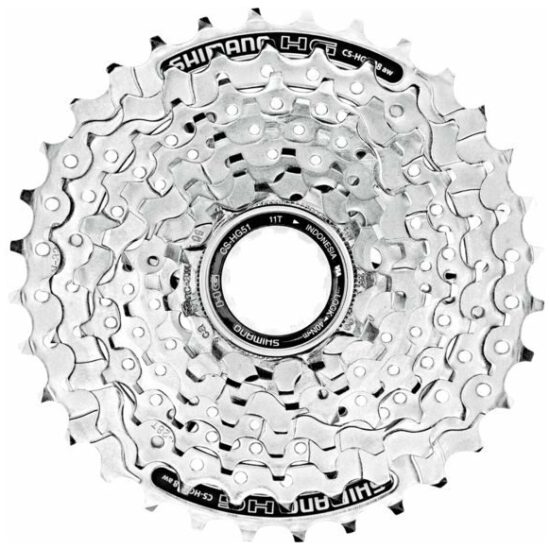 Shimano 8v Cassette 8V 11/30T Shim CS-HG51 11,13,15,17,20,23,26,30T Alivio Zilver