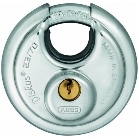 Abus Hangslot Diskus 23/70mm Zilver