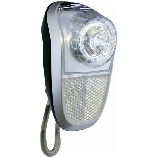 Union Koplamp batt 1led UN-4960 Mobile zilver/zwart vorkkroon - Afbeelding 2