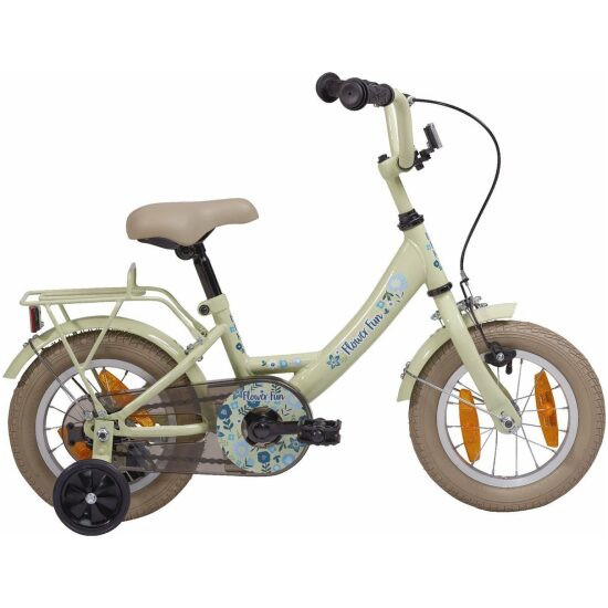 Bikefun Kids Flower Fun 12 RC Li Lichtgroen (glans) Lage instap