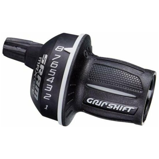 Sram GRIP SHIFT MRX 8V MICRO RECHTS Zwart