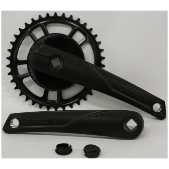 Gazelle Crankset 38T/170 Gaz New Strixvaria 37131610050 ZWART