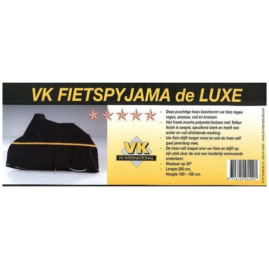 Vk Fietshoes/pyjama 1 Fiets de Luxe 32 200x100x150cm ZWART