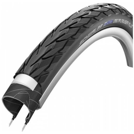 Schwalbe Buitenband 28x1.40 Schw Delta Cruiser Plus HS431 PGuard Zwart