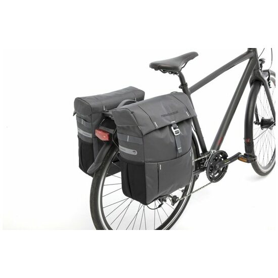 Newlooxs Tas dubbel Newl Vigo grijs incl.MIK adapter 37ltr 31x40x15 515337 Grey - Afbeelding 4