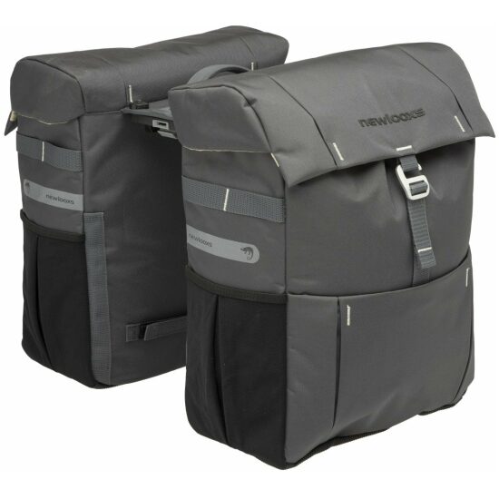 Newlooxs Tas dubbel Newl Vigo grijs incl.MIK adapter 37ltr 31x40x15 515337 Grey - Afbeelding 3