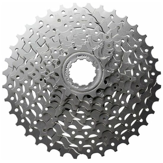 Shimano 9v Cassette 9V 11/32T Shim CS-HG400 11,12,14,16,18,21,24,28,32 (AR) Zilver